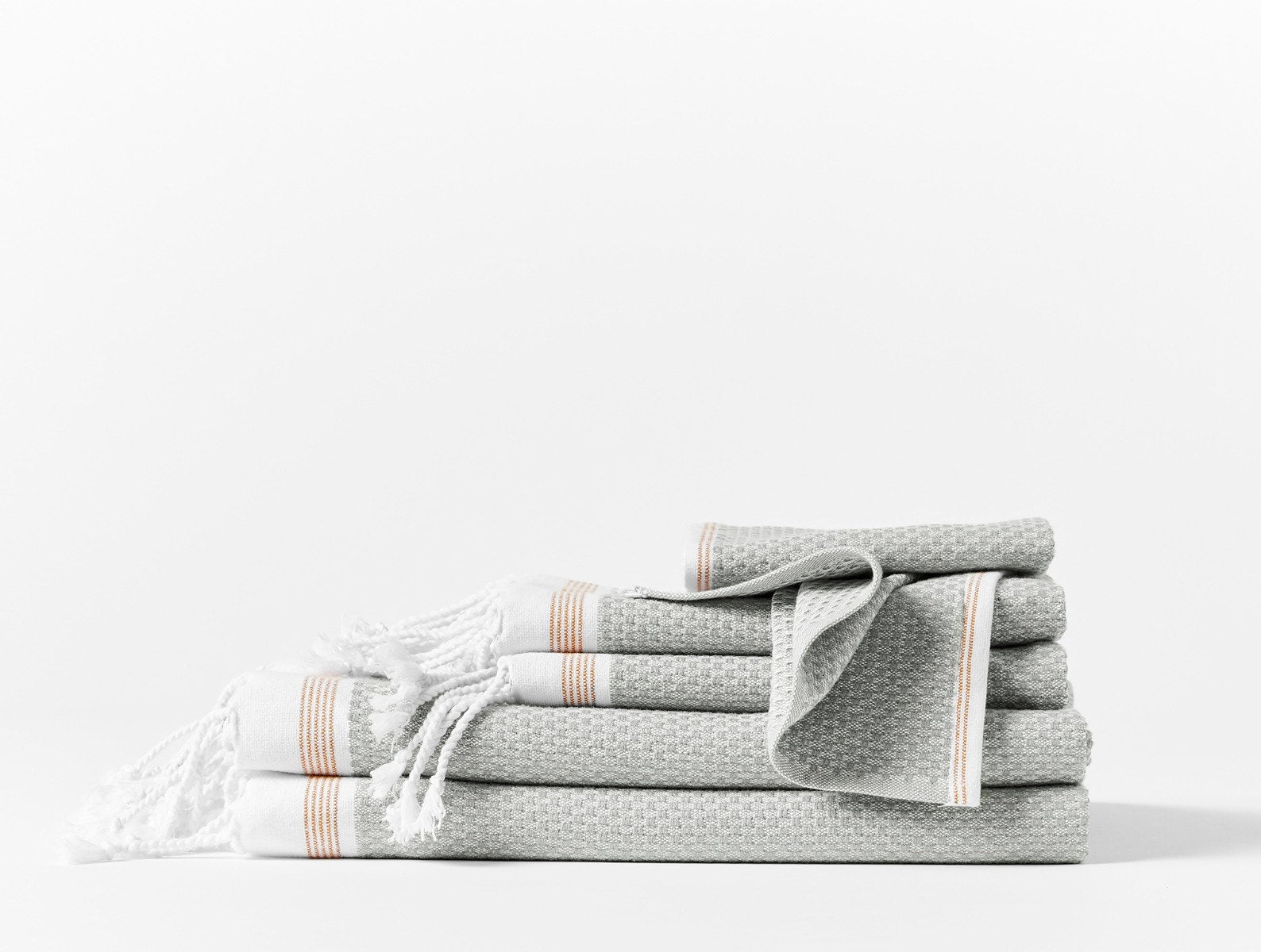 Cuisine Stripe Grey Organic Cotton Dish Towels, Set of 2 + Reviews