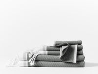 Mediterranean Organic 6 pc Set (2 bath towels, 2 guest towels, 2 wash cloths) 