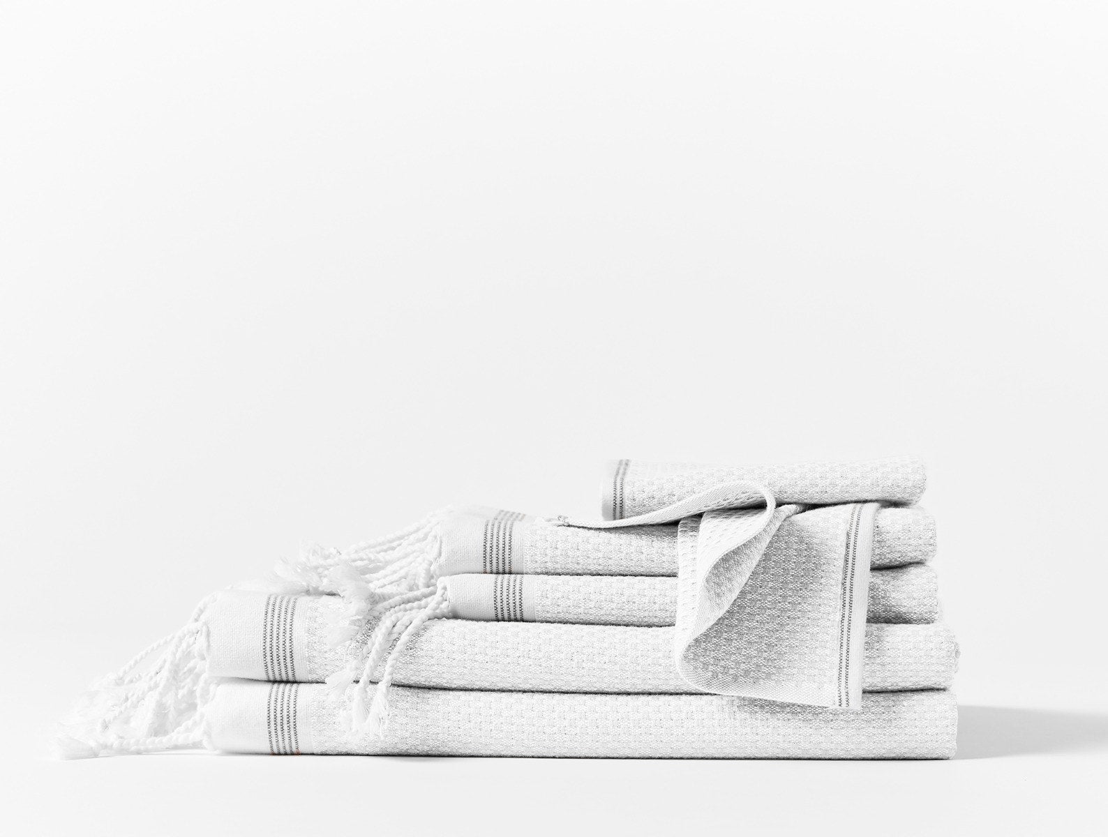 Mediterranean Organic 6 pc Set (2 bath towels, 2 guest towels, 2 wash cloths) 