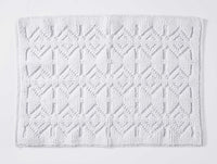 Coyuchi Shag Organic Bath Rug - Alpine White