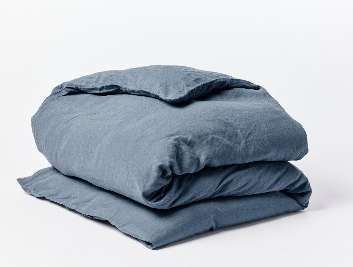 Organic Relaxed Linen Duvet Cover - Renewed