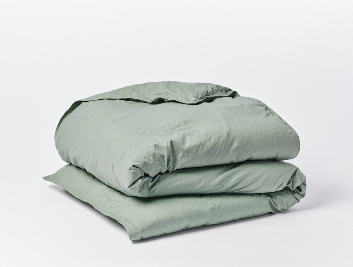 Organic Crinkled Percale™ Duvet Cover - Renewed