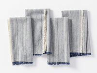 Fringe Stripe Organic Napkin, Set of 4 