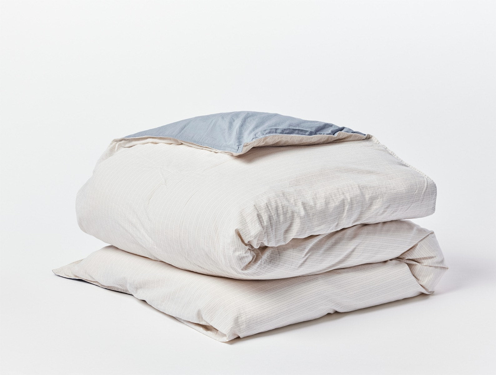 Organic Crinkled Percale™️ Duvet Cover 