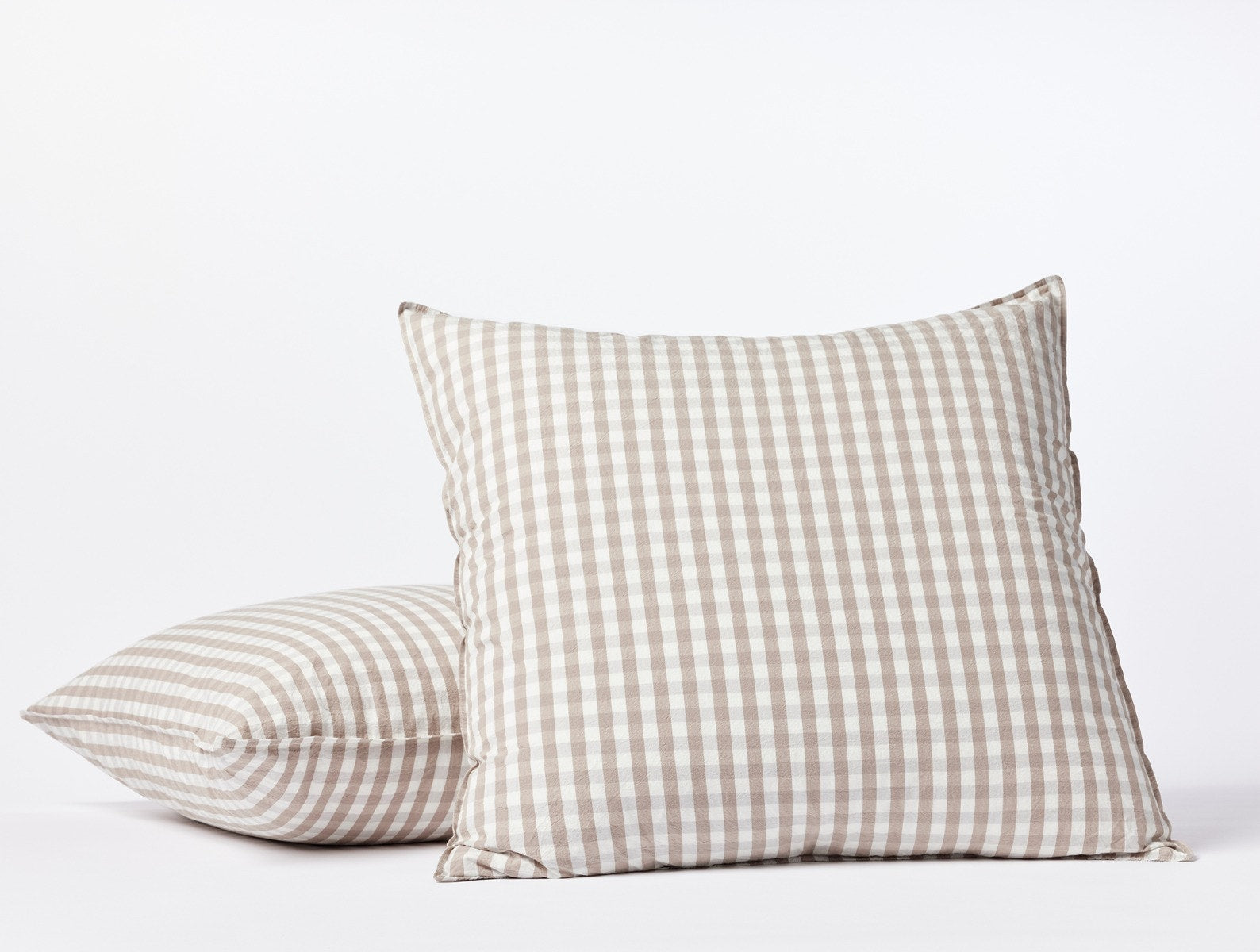 Gingham on sale euro shams