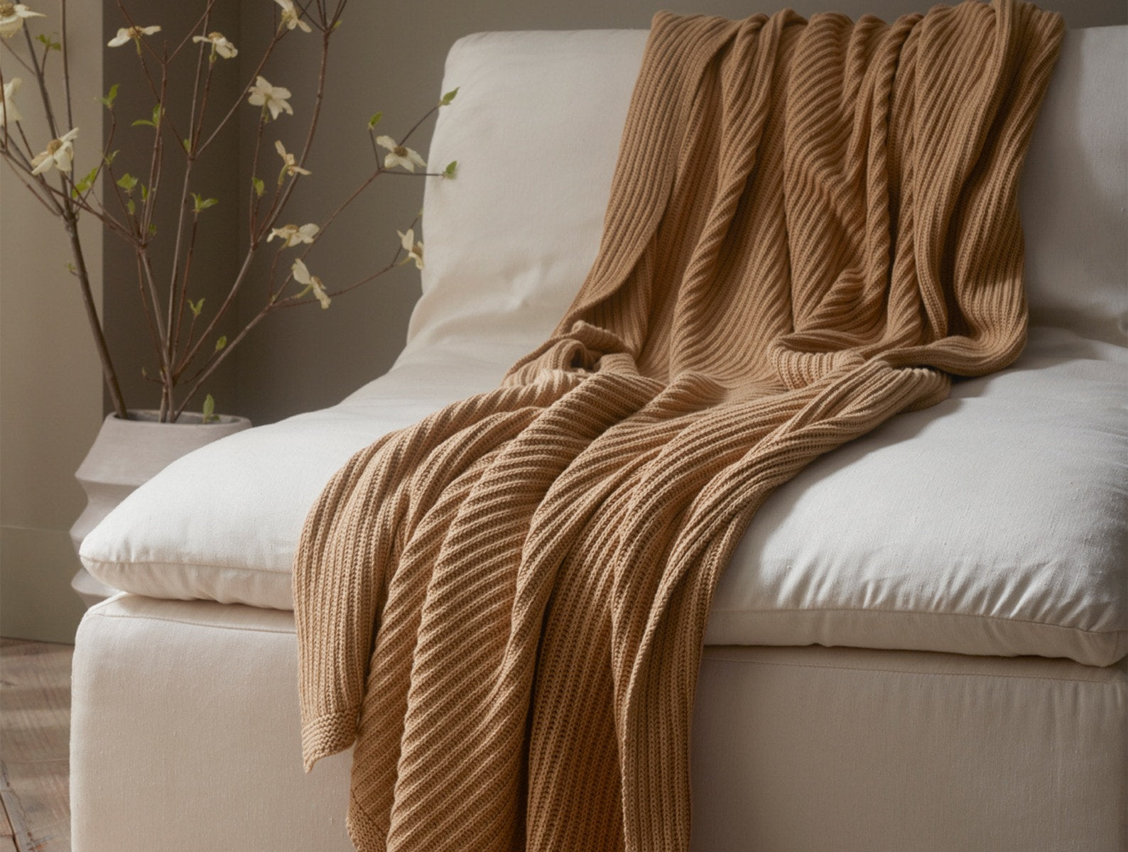 Madrone Knit Organic Throw 