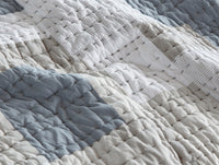 Seascape Patchwork Organic Quilt 