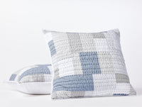 Seascape Patchwork Organic Quilt - Renewed