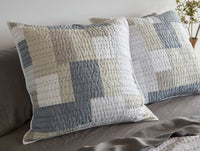 Seascape Patchwork Organic Quilt - Renewed
