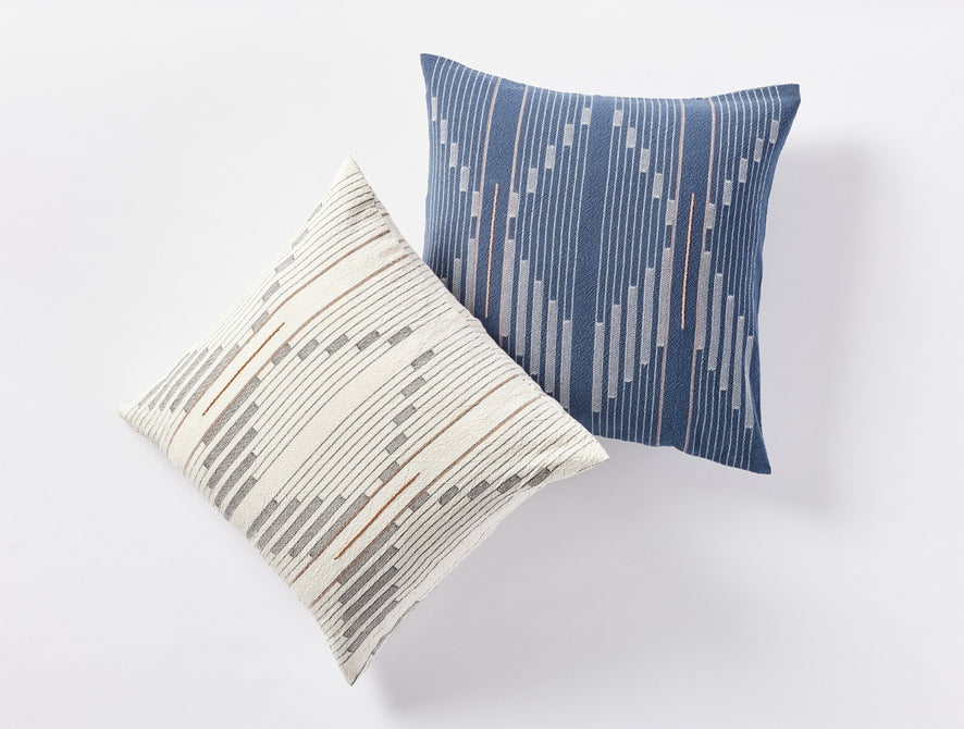 Morelia Organic Pillow Cover | Moonlight Blue