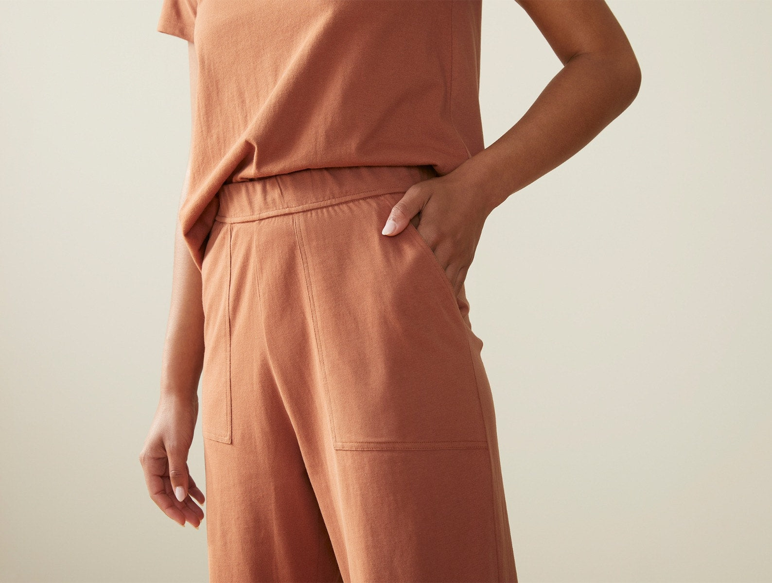 Women's Solstice Organic Wide Leg Crop Pants 