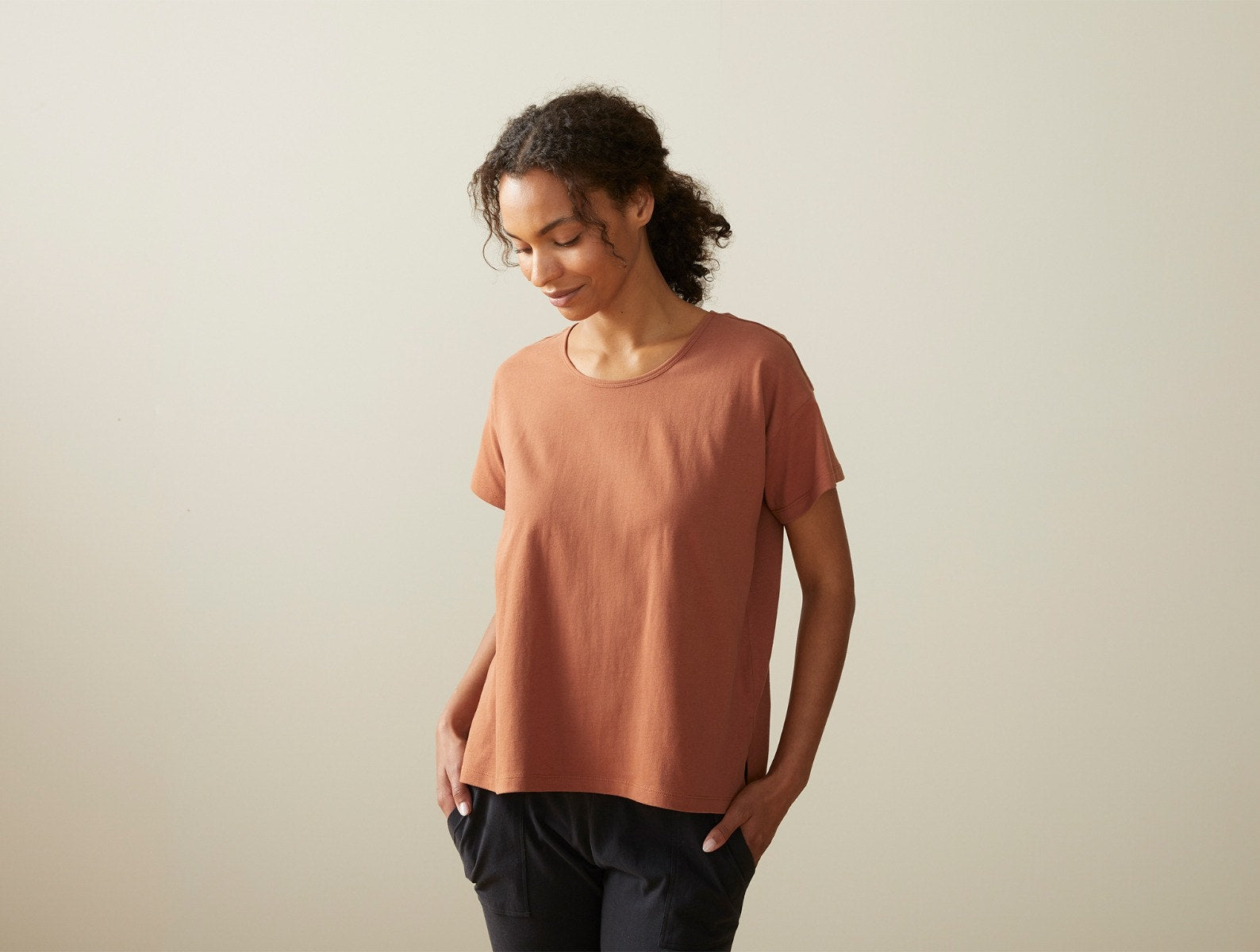 Women's Solstice Organic Boxy Tee - Renewed