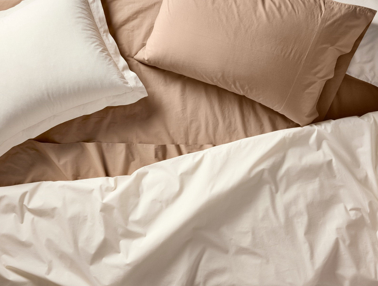 Refined Organic Percale Minimalist Bed Bundle