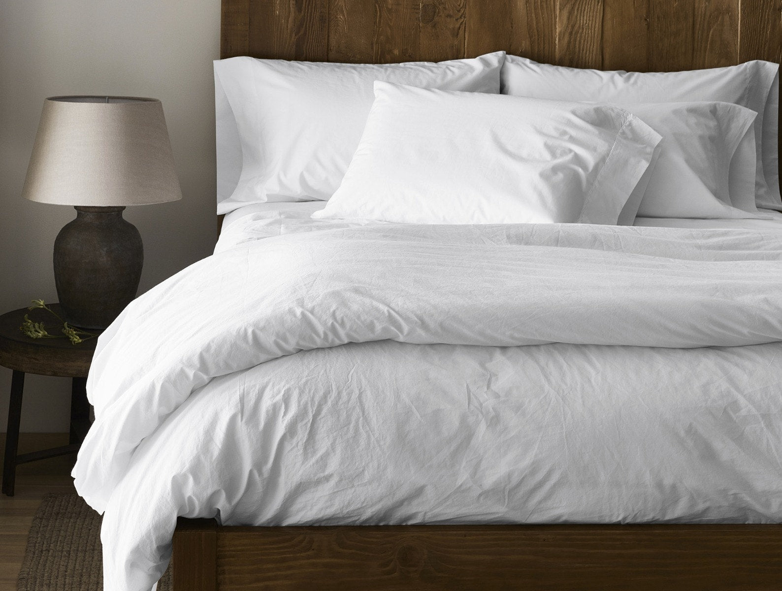 Refined Organic Percale Fitted Sheet - Renewed