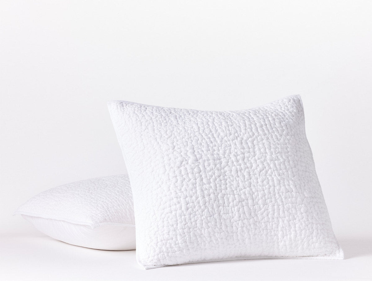 Pebbled Handstitched Organic Sham - Renewed