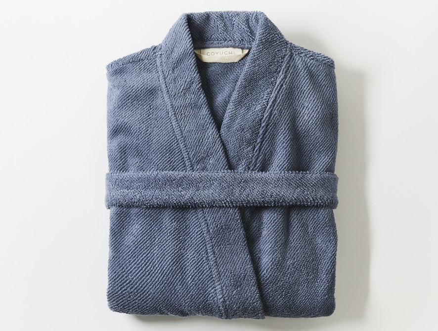 Unisex Air Weight® Organic Robe | French Blue