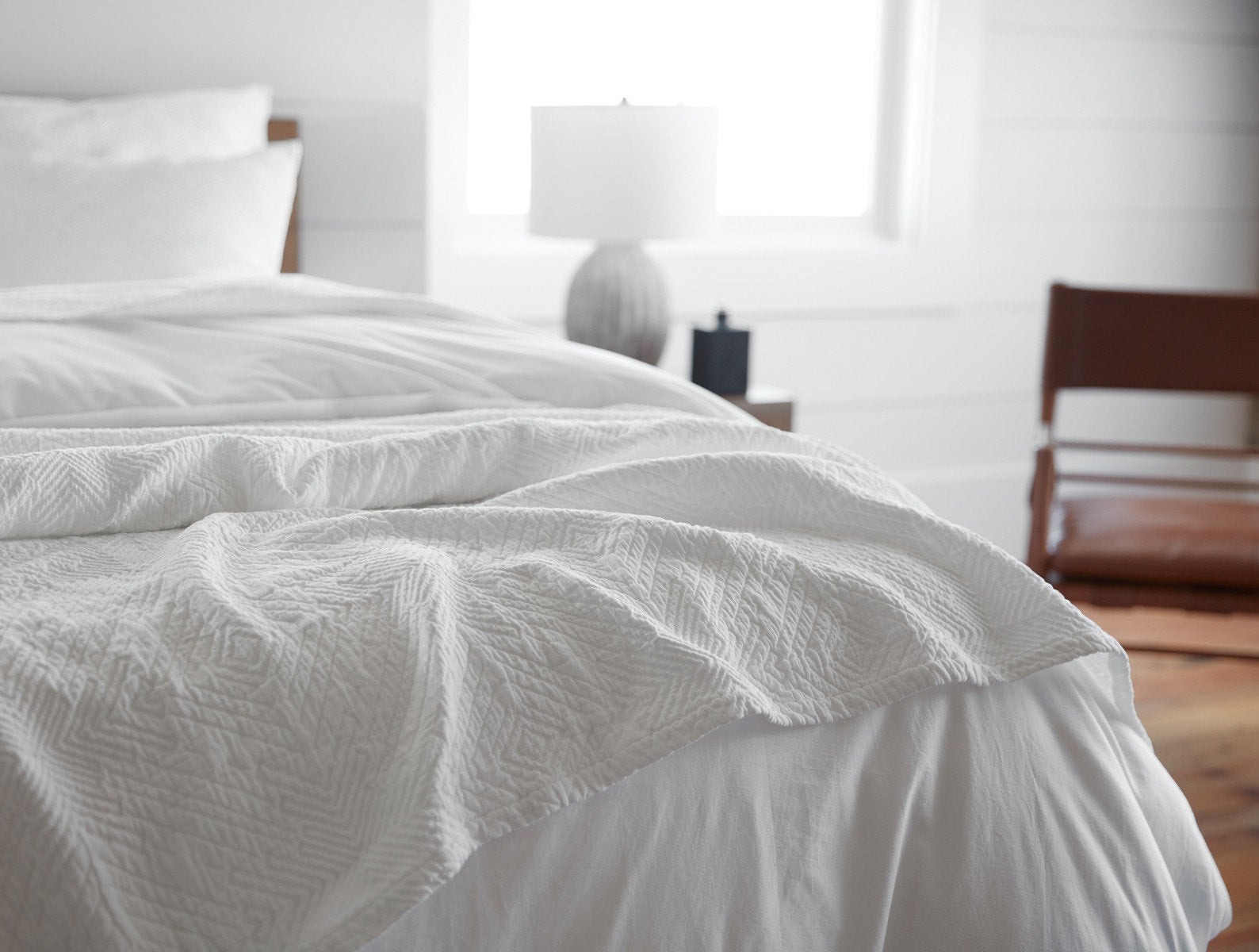 Avila Organic Matelasse Blanket 
