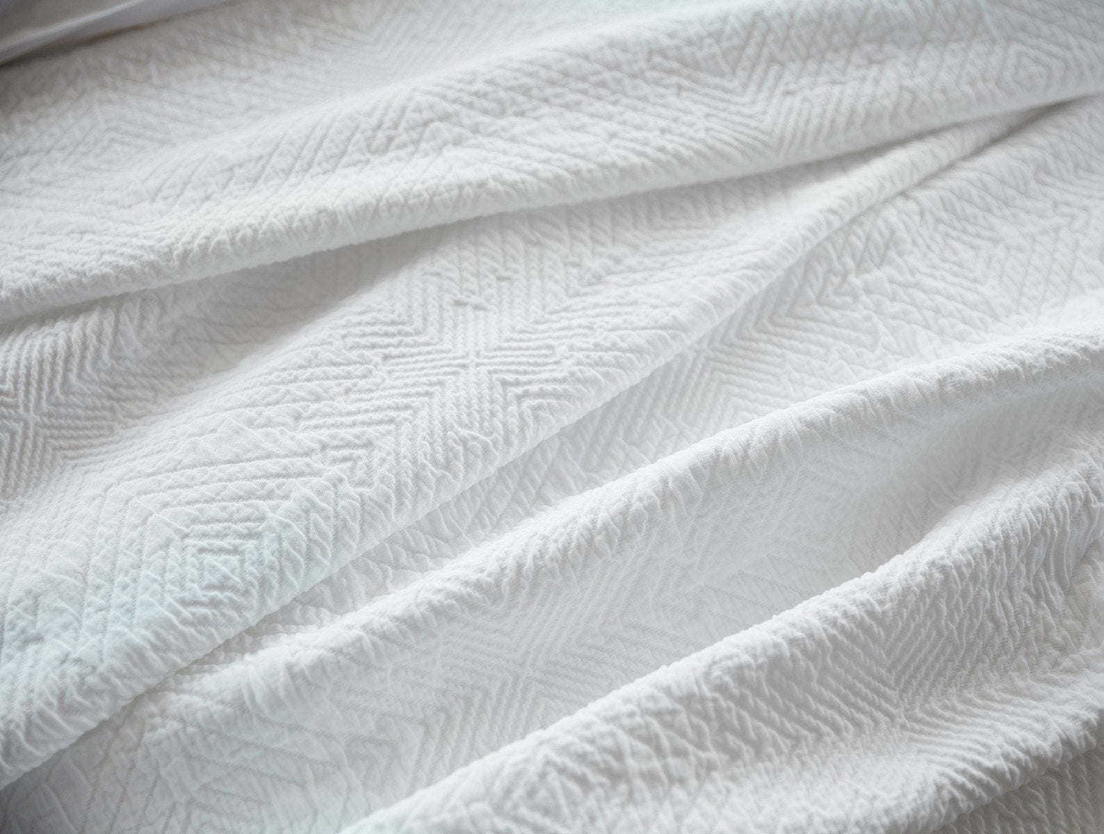 Avila Organic Matelasse Blanket 