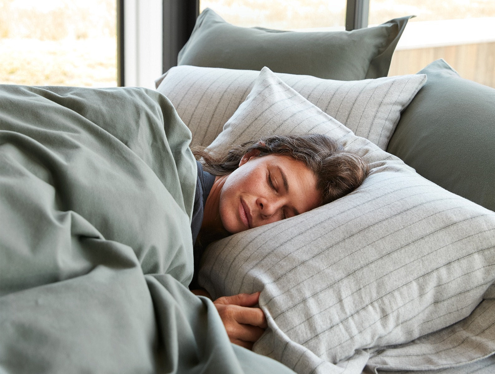 Cloud Brushed™ Organic Flannel Sheets 