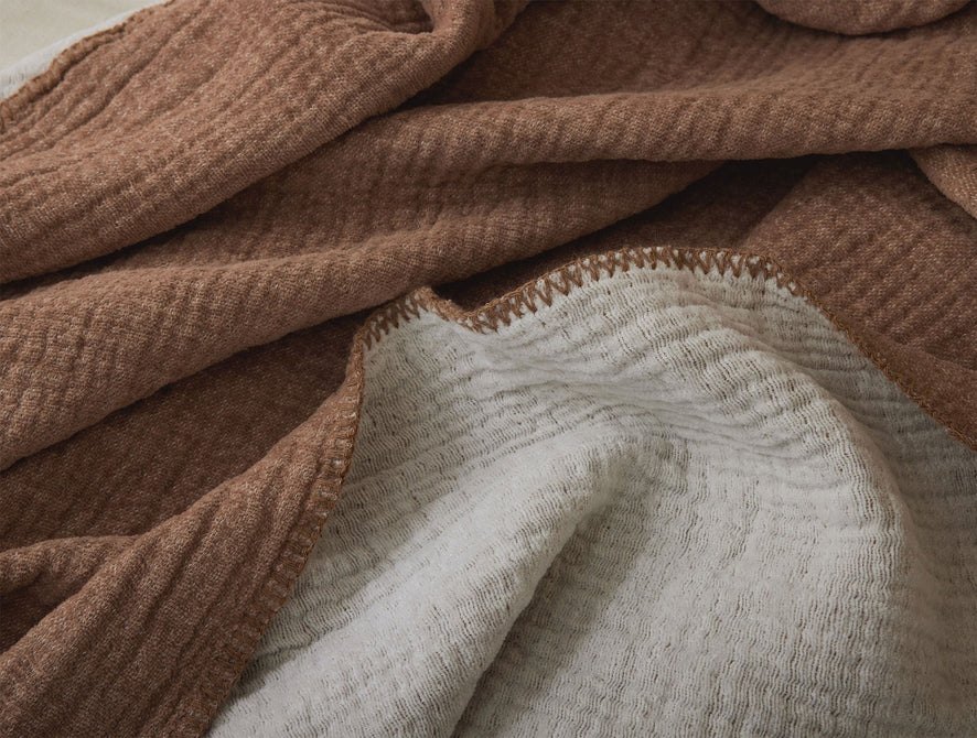 Cozy Cotton Organic Baby Blanket | Sienna