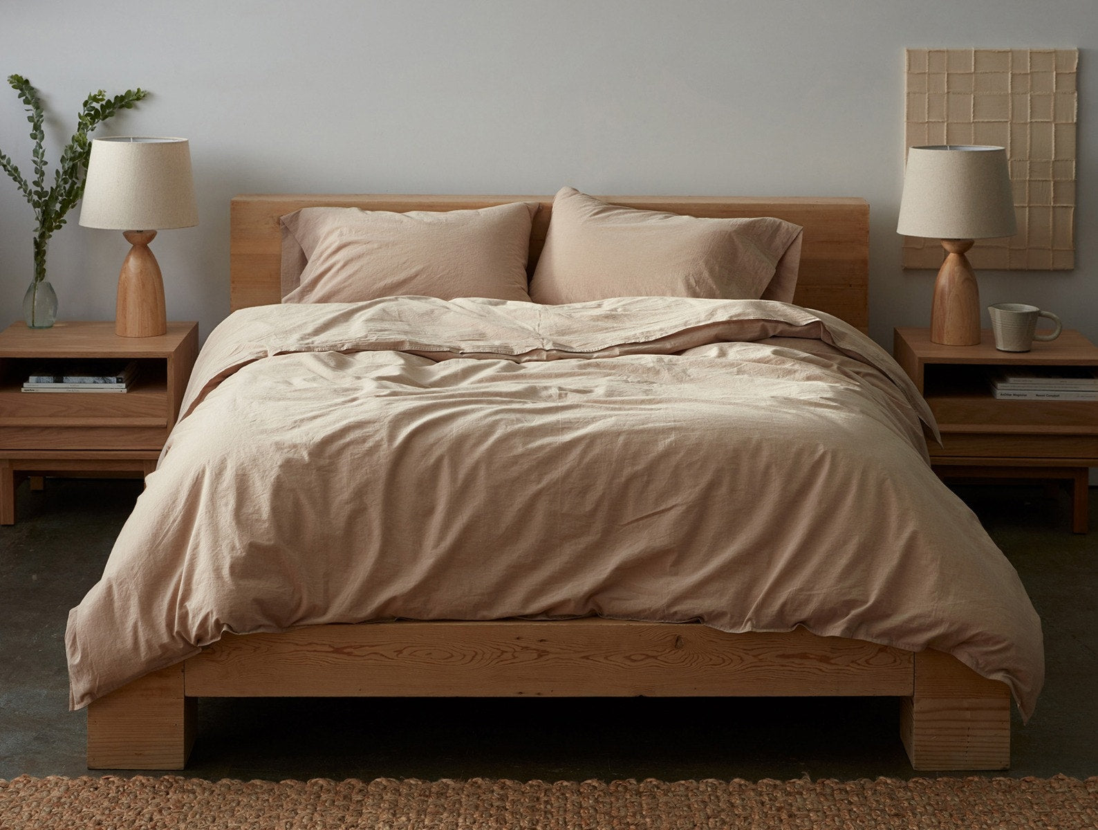Organic Crinkled Percale™️ Duvet Cover 