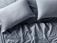 Organic Crinkled Percale™ Fitted Sheet - Renewed