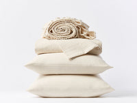 Organic Crinkled Percale Sheet Set