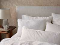 Organic Relaxed Linen Lumbar Pillow Cover 
