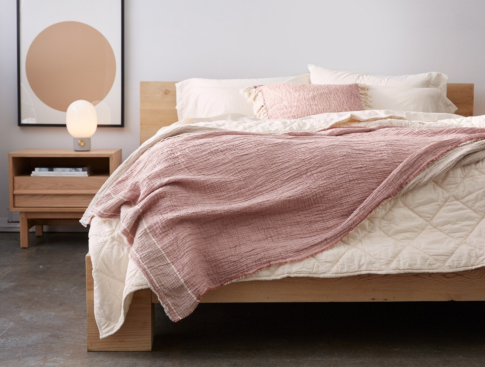 Topanga Organic Matelasse Throw 