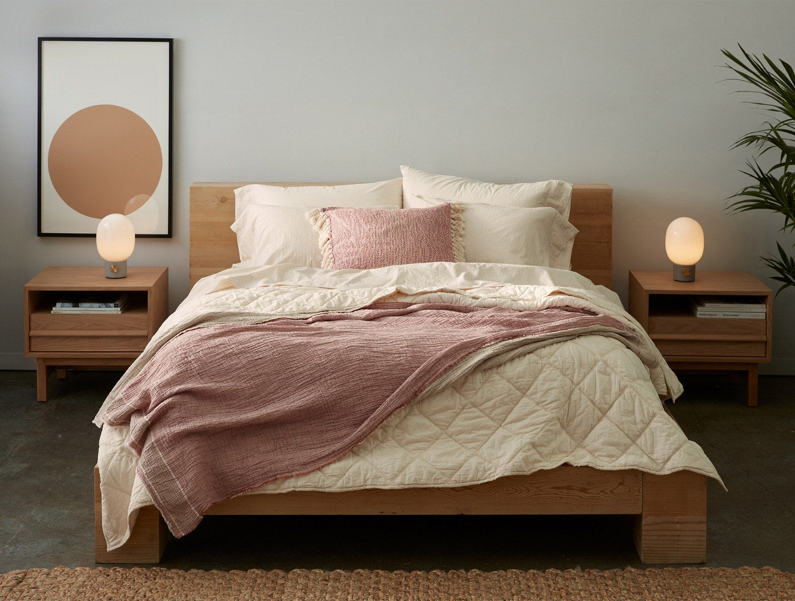 Topanga Organic Matelasse Throw 