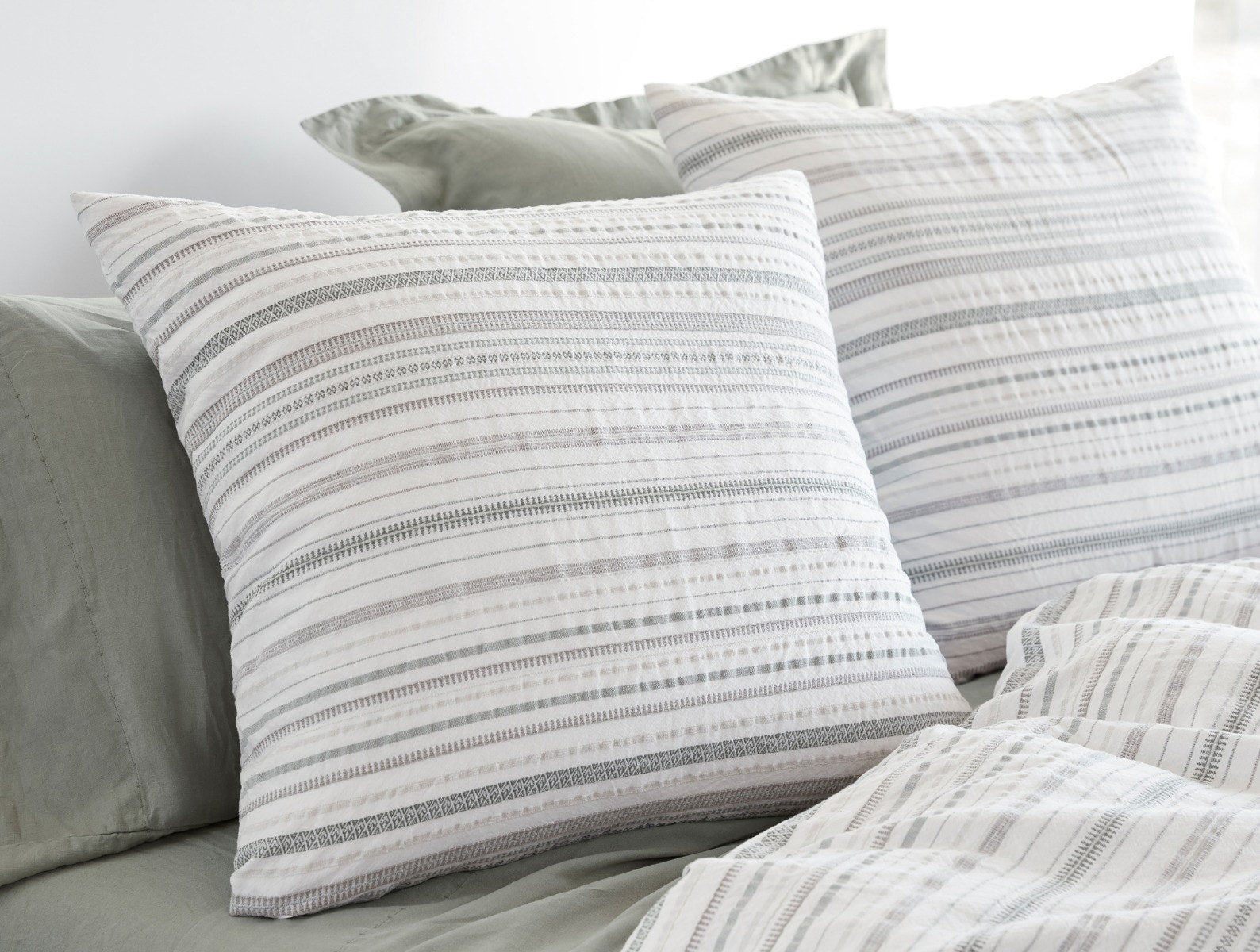 Geo Cove Organic Duvet Cover 