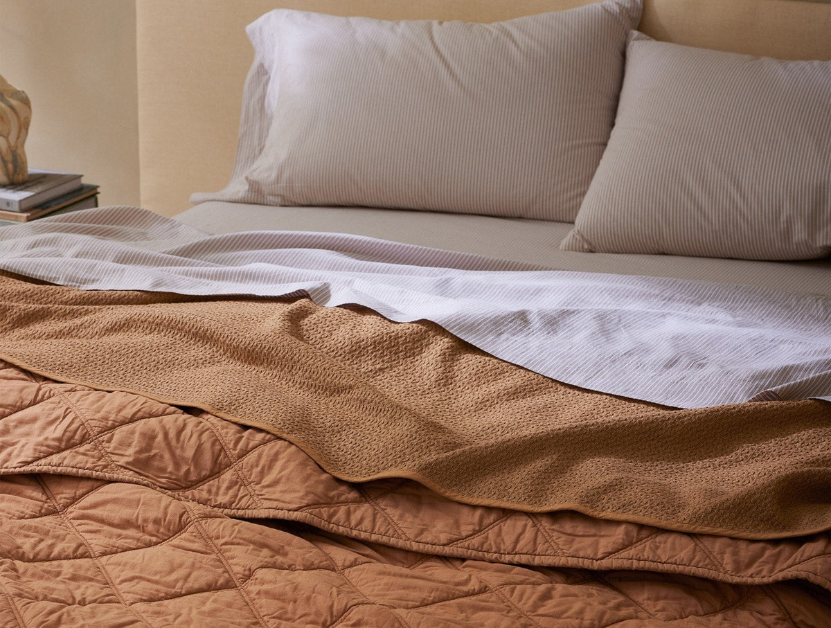 Honeycomb Organic Blanket - Renewed