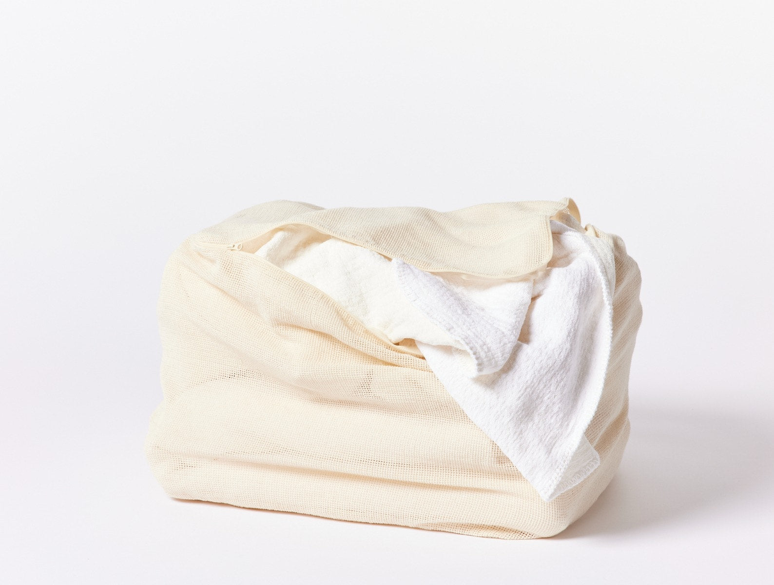 Organic Cotton Laundry Bag Delicates Bag With Zip Zero 