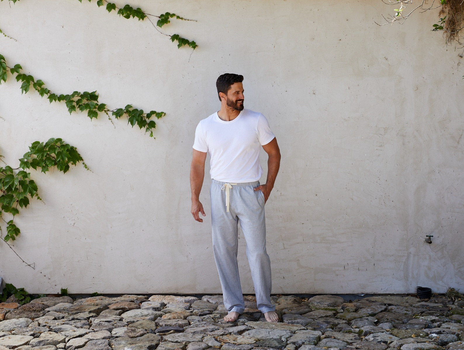 Men's 100% Cotton Pajamas, Loungewear & Robes