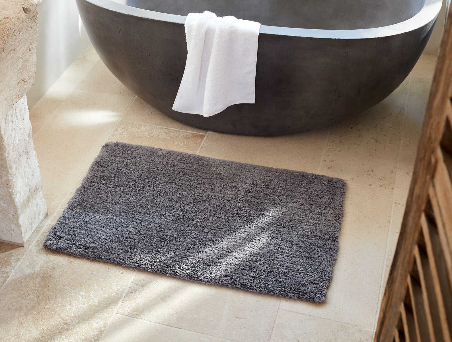Shag Organic Bath Rug 