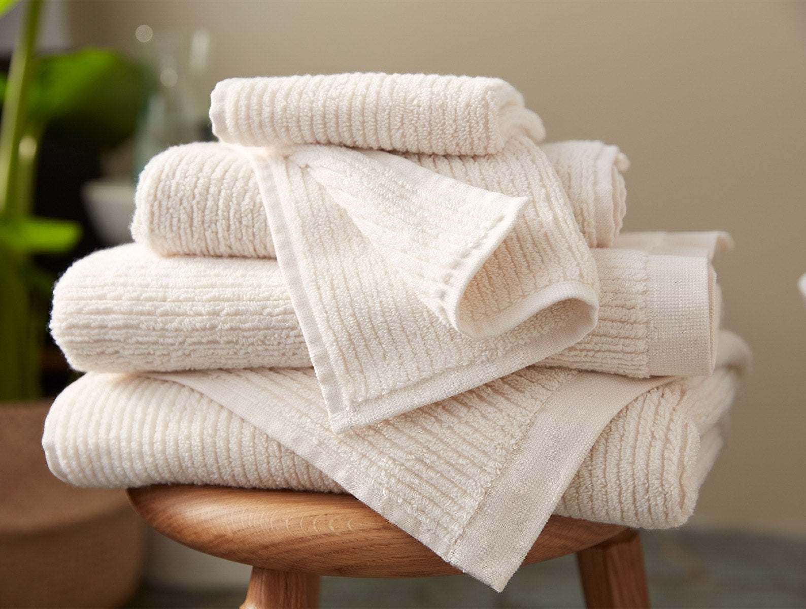 Cacala Organic Bath Towels Arctic Cool Series 36x71 100% Cotton