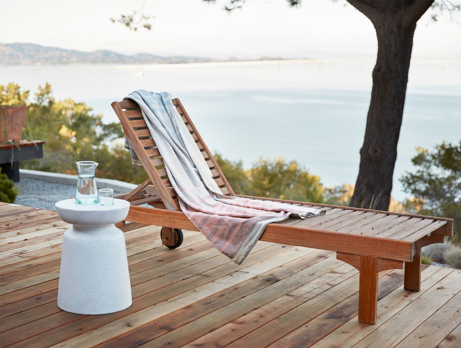 Organic shop beach towel