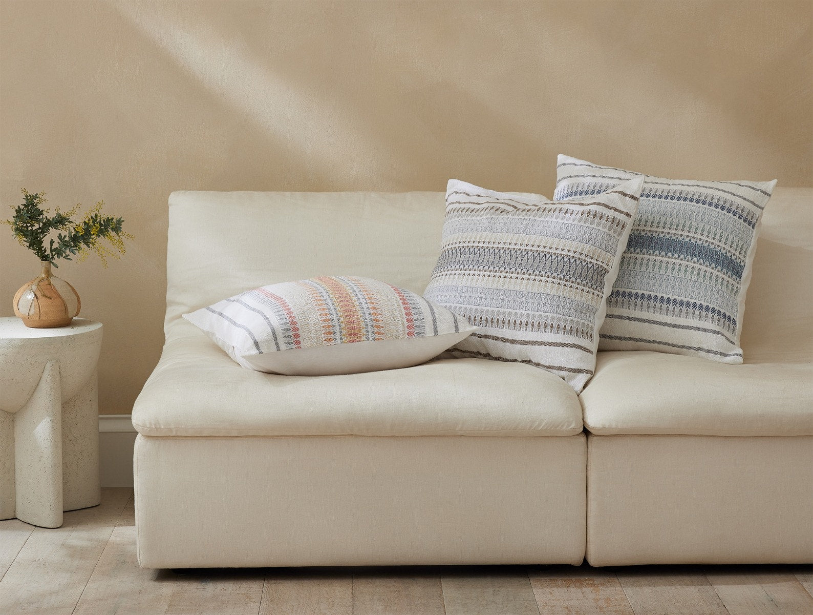 Lost Coast Decorative Organic Pillow Cover 
