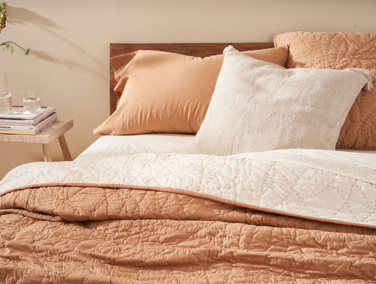 Manzanita Organic Handstitched Quilt - Renewed