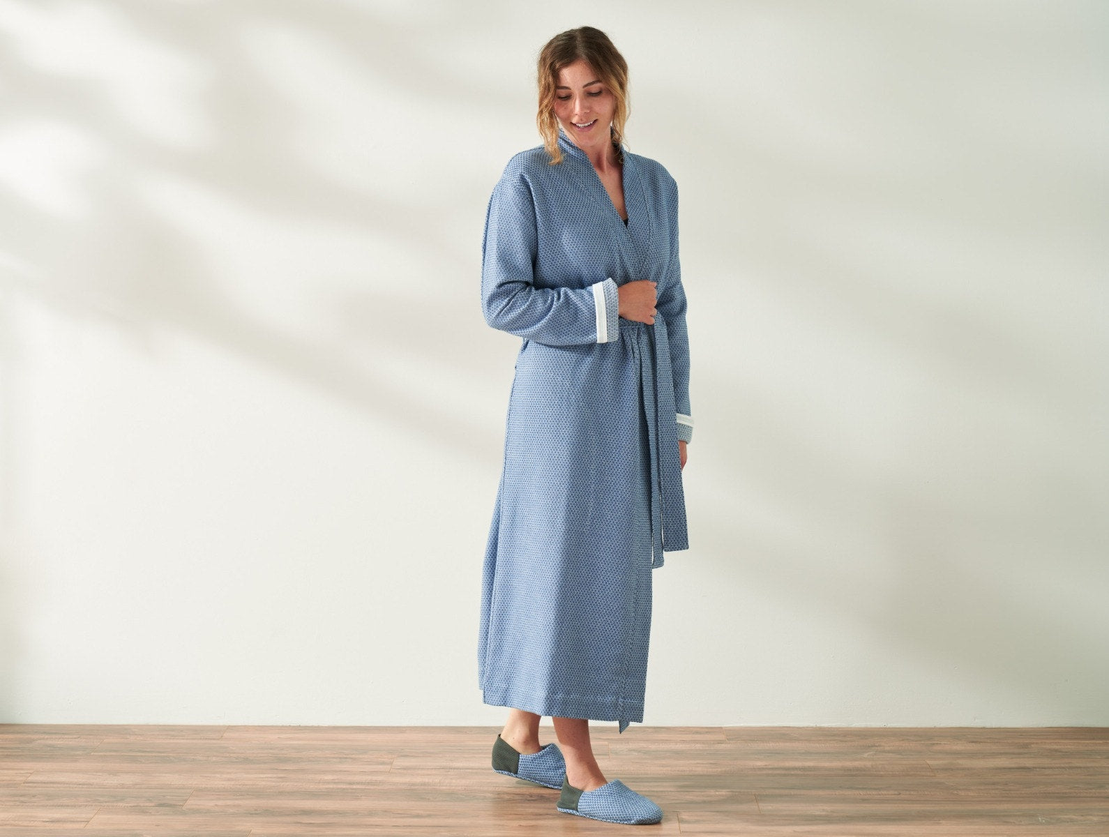 Unisex Mediterranean Organic Modern Robe - Renewed