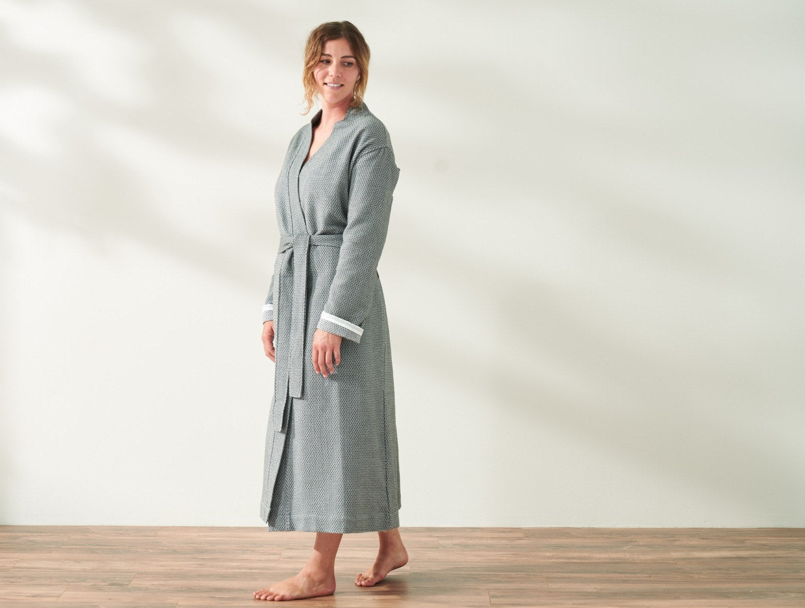 Unisex Mediterranean Organic Modern Robe - Renewed