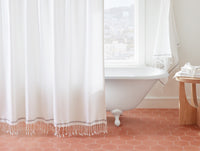 Mediterranean Organic Shower Curtain  