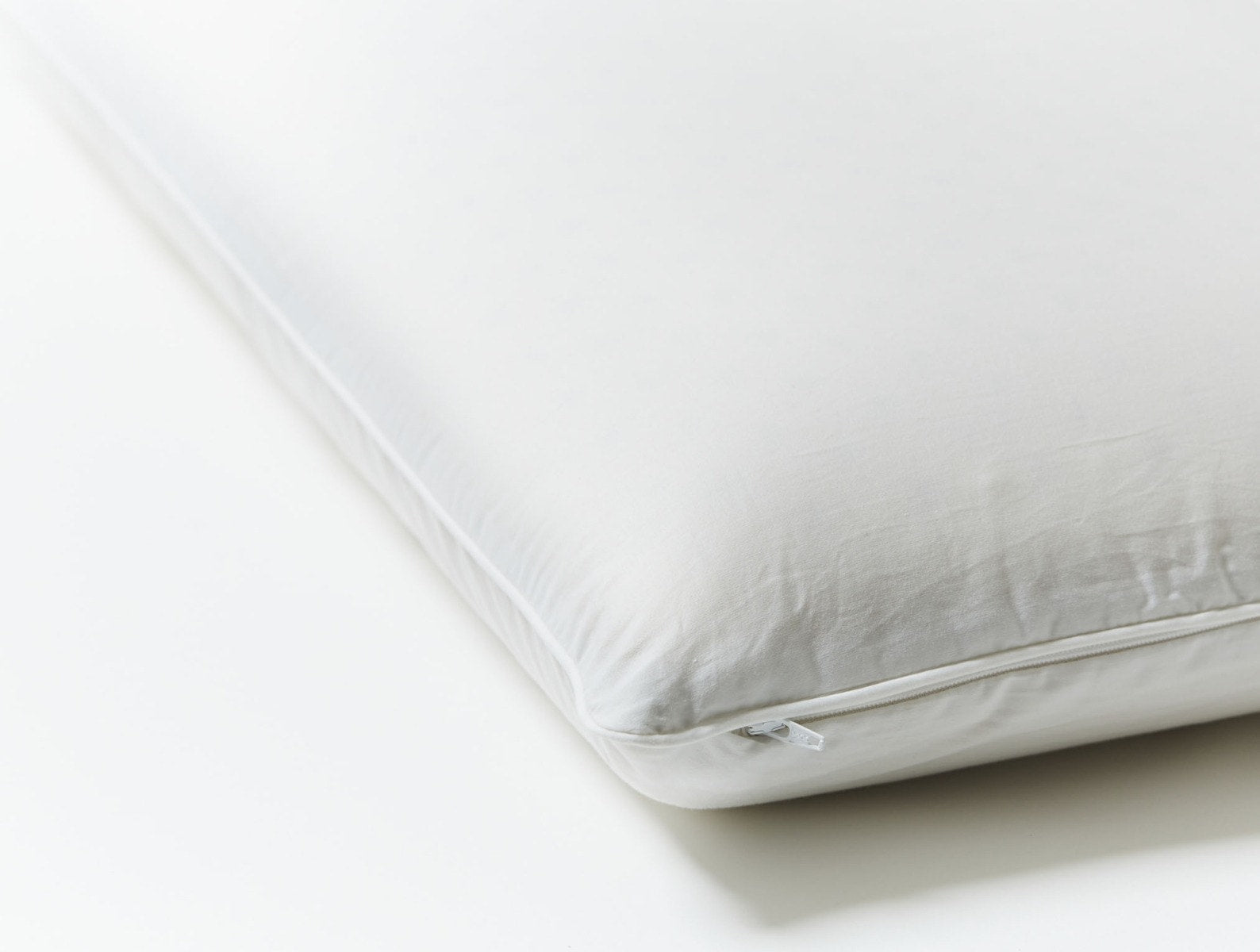 Coyuchi Organic Cotton Latex Throw Pillow Undyed