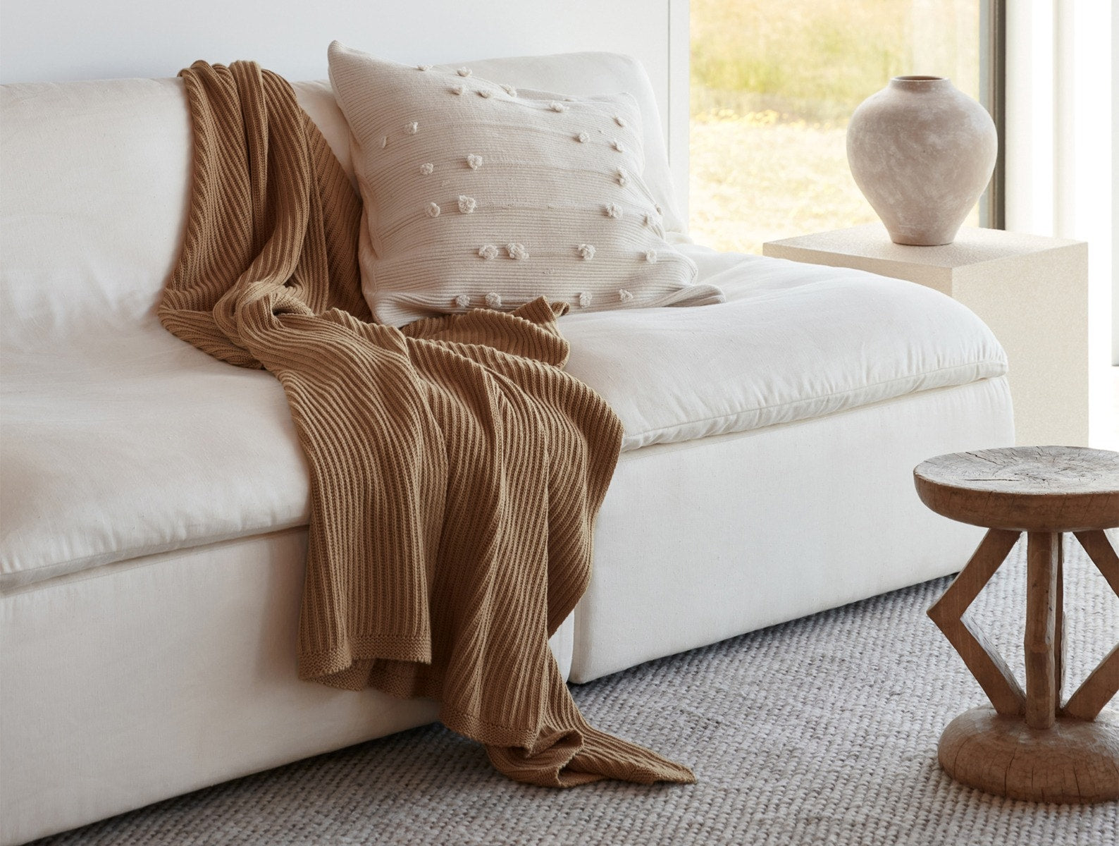 Madrone Knit Organic Throw 