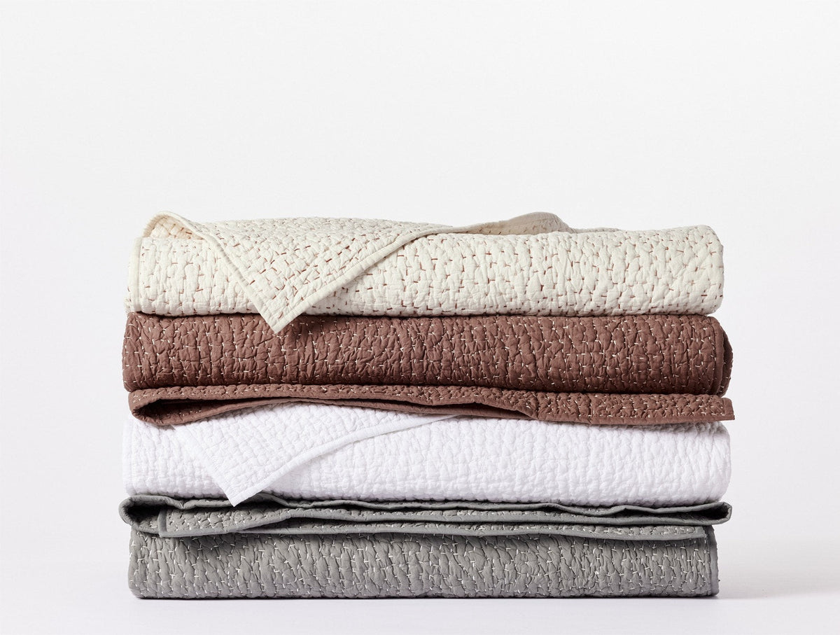 Pebbled Handstitched Organic Quilt - Renewed