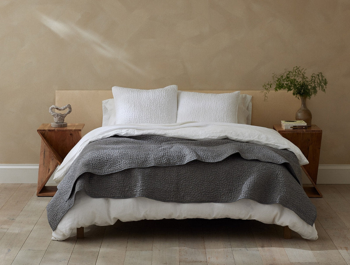 Pebbled Handstitched Organic Quilt - Renewed
