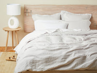 Organic Relaxed Linen Duvet Cover - Renewed