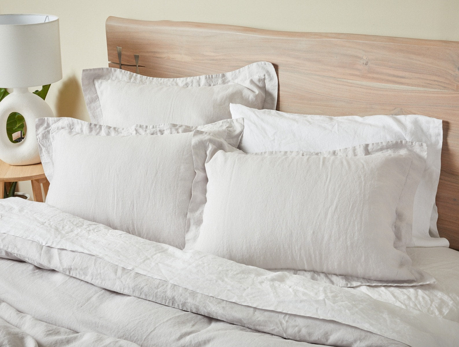 Organic Relaxed Linen Duvet Cover - Renewed
