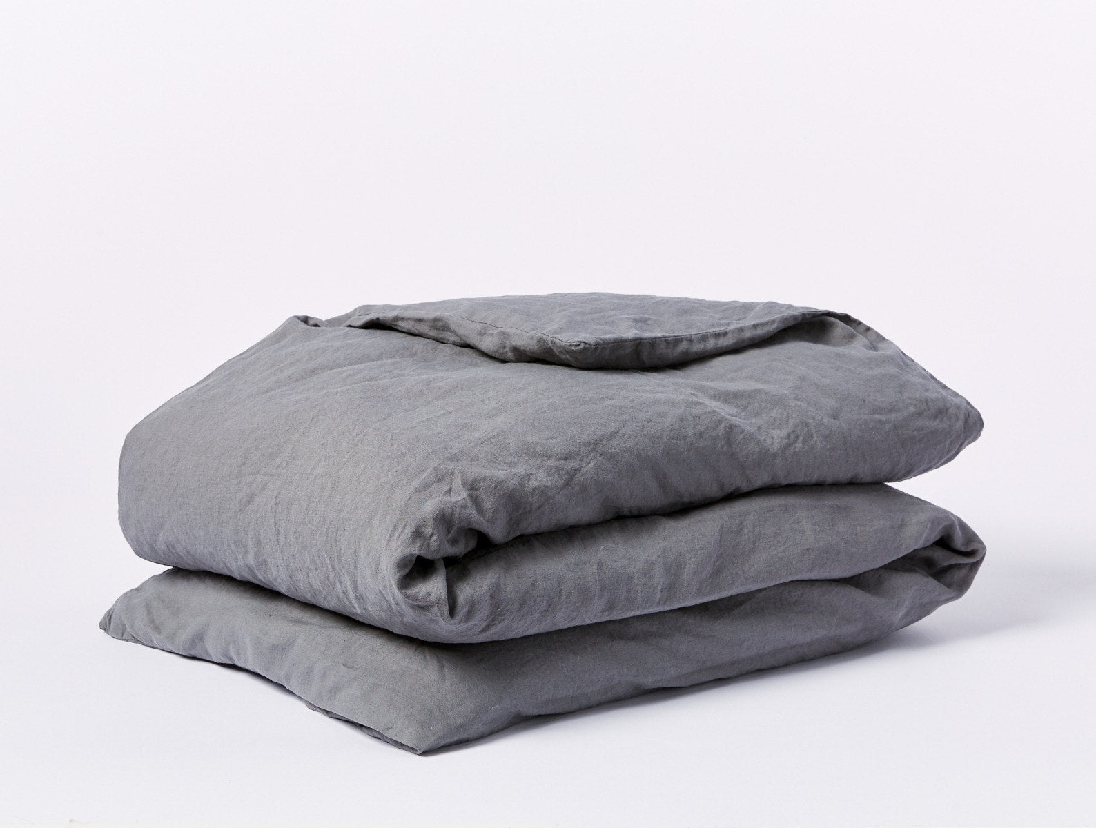 Organic Relaxed Linen Duvet Cover - Renewed