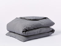 Organic Relaxed Linen Duvet Cover - Renewed